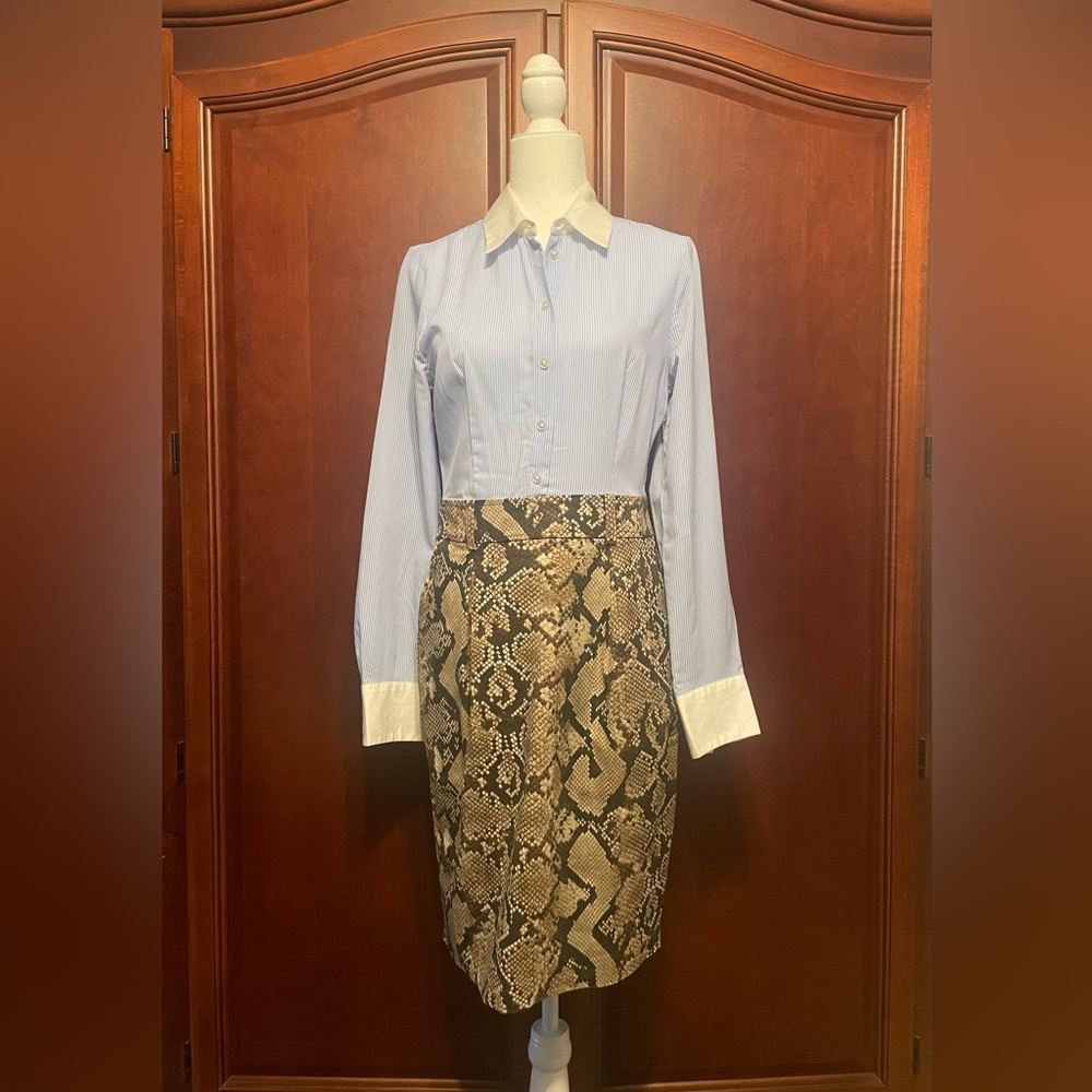 Altazarra by Target Multi Pattern Long Sleeved Work Office Dress 6